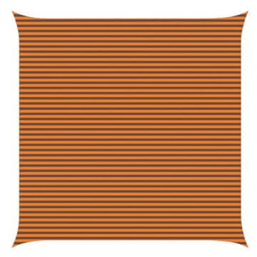 Vidaxl Sončno platno Oranžna in Rjava 6 x 6 m 100% poliester Oxford