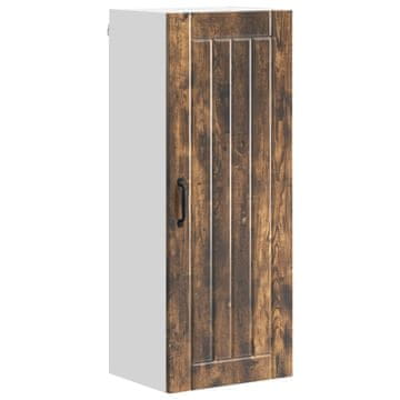 Vidaxl Omarica na steni LUCCA Dimljen hrast 40 x 31 x 100 cm