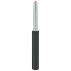 Vidaxl Plinski valj pisarniškega stola Črna 307-447 mm elezo