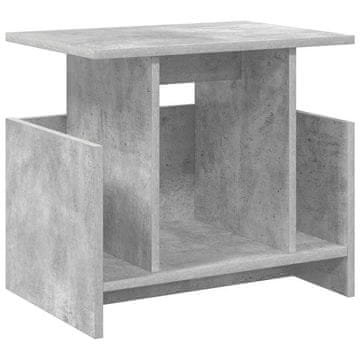 Vidaxl TV stojalo Betonsko siva 50 x 35 x 45 cm Konstruiran les