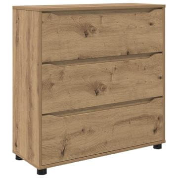 Vidaxl Omarica za shranjevanje Umetni hrast 80 x 31 x 81 cm