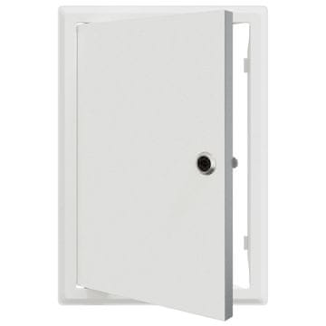 Vidaxl Dostopna enota Bela 33 x 23 x 3 cm Jeklo