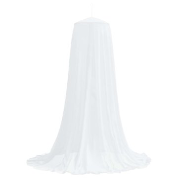 Vidaxl Komarica za posteljo 3 szt. 156 mesh Bela Ø56 x 220 cm Poliester