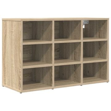 Vidaxl Omara za čevlje Sonoma hrast 77,5 x 30 x 51 cm Konstruiran les
