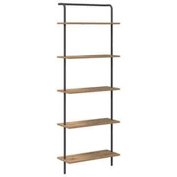 Vidaxl Knjižna polica Umetni hrast 60 x 24 x 168 cm Konstruiran les