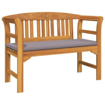 Vidaxl Klop s rozami Naravna 114 x 46 x 82,5 cm Masiven les akacije