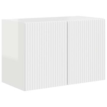 Vidaxl TV stenska omara Visok sijaj bela 59,5 x 31 x 40 cm
