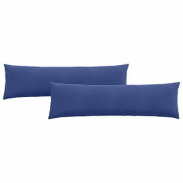 Vidaxl Blazine za kavč 2 szt. Policijska modra 145 x 40 cm