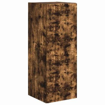Vidaxl TV stenska omara Dimljeni oreh 30 x 31 x 80 cm Konstruiran les