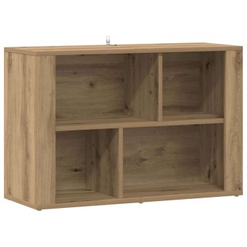 Vidaxl Strani šal Umetni hrast 80 x 30 x 53 cm Konstruiran les