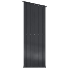 Vidaxl Vrtne hiške Antracit 140,5 x 74 x 200 cm Kovina