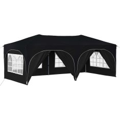 Vidaxl Zložljivi šotor za zabave 574 x 289 x 245 cm Antracit