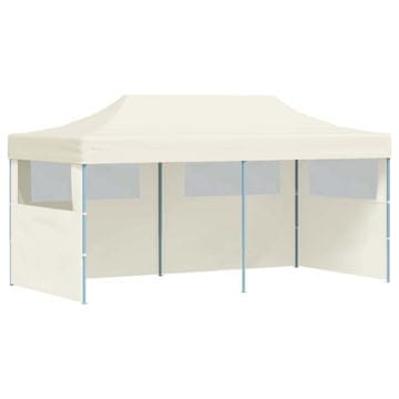 Vidaxl Zabavni šotor krema 291 x 580 x 315 cm Oxford tkanina