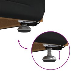 Vidaxl Stolica Črna 101 x 41 x 40 cm Samet in Umetno Leseno