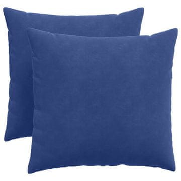 Vidaxl Blazine za kavč 2 szt. Policijska modra 50 x 50 cm