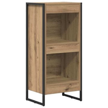 Vidaxl Knjigovni omar Oreh 40 x 30 x 86,5 cm Konstruiran les