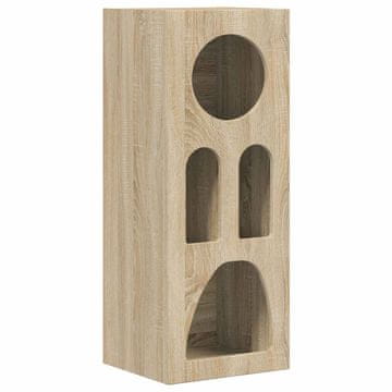 Vidaxl Strani šal Sonoma hrast 40 x 35 x 100,5 cm Konstruiran les