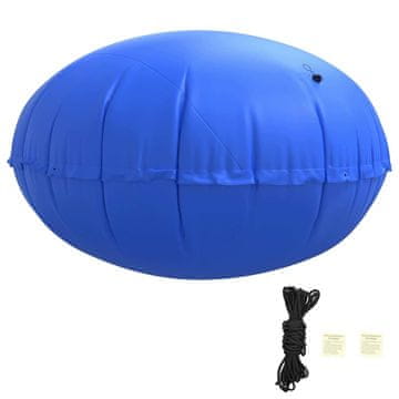 Vidaxl Zimska blazina za bazen Modra Ø 310 x 180 cm PVC