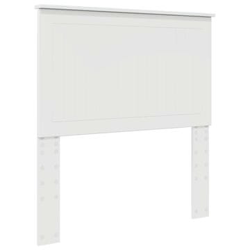 Vidaxl Vzglavje z vzglavjem Svetlo Belo 90 cm Konstruiran les
