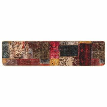 Vidaxl Preproga runner MARSA večbarvno 80 x 450 cm Poliester in PVC