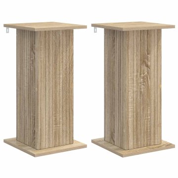 Vidaxl Stojalo za rastline 2 kos Sonoma hrast 30,5 x 30 x 60,5 cm