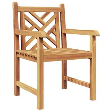 Vidaxl Vrtni Stol 2 szt. 60 x 58 x 90 cm Trden tikov les