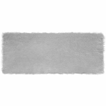 Vidaxl Preproga iz umetnega ovčjega krzna TAFALLA Siva 80 x 200 cm