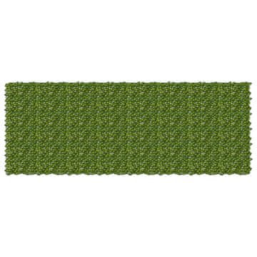 Vidaxl Ograja za balkon z listi Zelena in Rumena 400 x 150 cm
