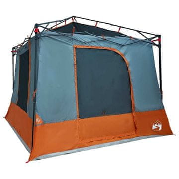 Vidaxl Notranji šotor Siva in oranžna 290 x 288 x 234 cm tafeta