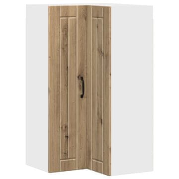 Vidaxl Omara za vogal LUCCA Artisan hrast 57 x 57 x 100 cm