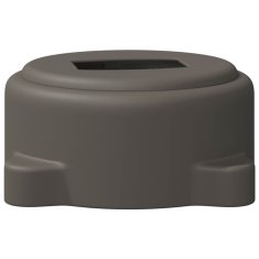 Vidaxl Podstavek za senčnik srebrna 23 x 14 x 6 cm