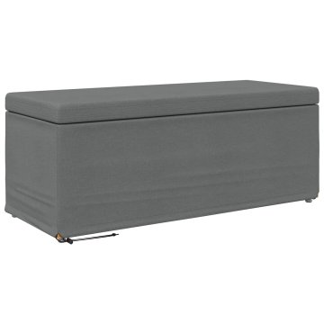 Vidaxl Stolica Temno siva 101 x 41 x 40 cm Tkanina in obdelano les