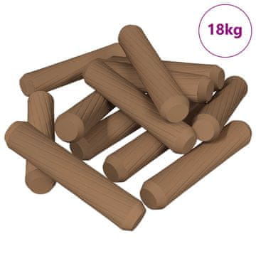 Vidaxl Leseni zatiči 18000 szt. Rjava Trden les