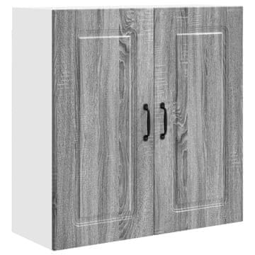 Vidaxl Plošča za pomivalni stroj Kalmar Siva Sonoma 80 x 31 x 80 cm