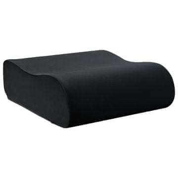 Vidaxl Blazina za sedež Enobarvno Črna 40 x 40 x 13 cm PU pena