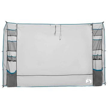 Vidaxl Viseci organizator za šotore Siva in modra 320 x 182 cm oxford