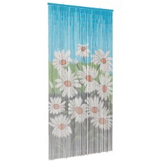Vidaxl Zavesa proti insektom večbarvno 100 x 200 cm Bambus