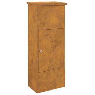 Vidaxl Škatla za dostavo s shranjevanjem Rjav 44,5 x 29 x 110,5 cm