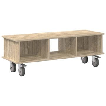 Vidaxl TV stojalo Sonoma hrast 100 x 35 x 35 cm Konstruiran les