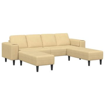 Vidaxl Kavč Siva zelena 250 x 188 x 76 cm Žametna tkanina