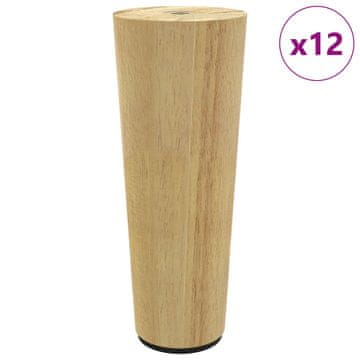 Vidaxl Kosi pohištva 12 szt. Rjava Ø 44 x 100 mm