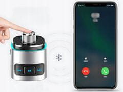 Verkgroup LED RGB bluetooth FM oddajnik in avto polnilec 2x USB 12V-24V