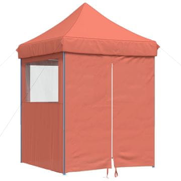 Vidaxl Zabavni šotor Terakota 200 x 200 x 306 cm Oxford tkanina