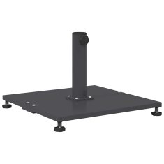 Vidaxl Podstavek za senčnik 25.95 kg Temno siva Kvadrat