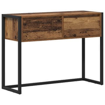 Vidaxl Stranska miza Star les 100 x 36 x 75 cm Konstruiran les