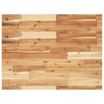 Vidaxl Mizna plošča pravokotna 80x60x2 cm trden akacijev les