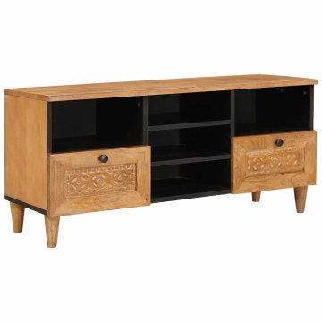Vidaxl TV omarica s predalom 100 x 33 x 46 cm Masiven les manga
