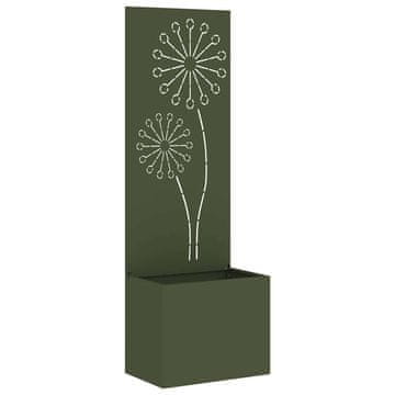 Vidaxl Zaslon za zasebnost v vrtu Ureznine Olivno zelena 50 x 150 cm