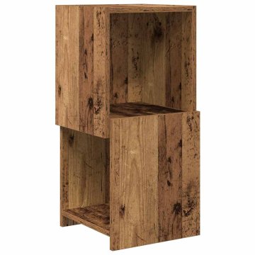 Vidaxl Kotna omarica Star les 30,5x30x65cm Konstruiran les