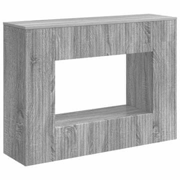 Vidaxl Konzolna miza Siva Sonoma 101 x 29 x 74 cm Konstruirano leseno